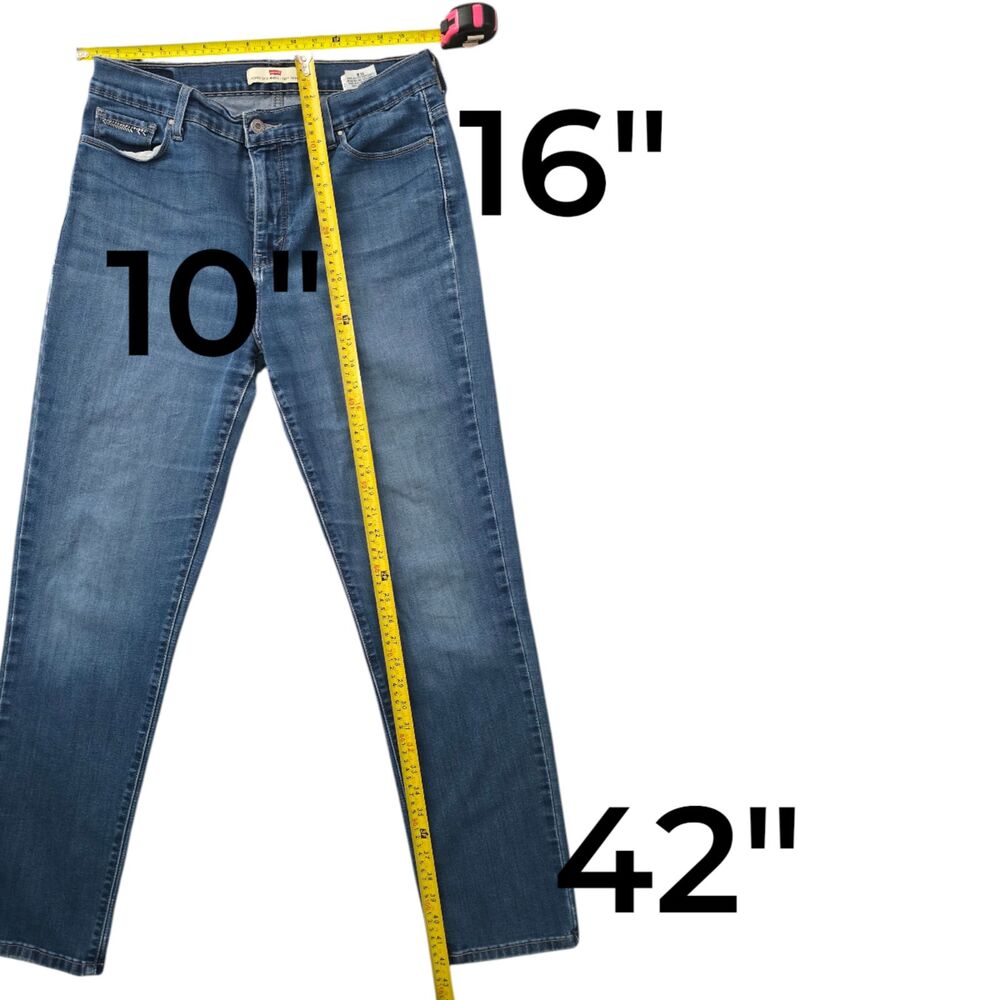 Levi’s 512 Perfectly Slimming Skinny Jeans Women’s 14M Medium Wash Stretch Denim - Picture 4 of 6